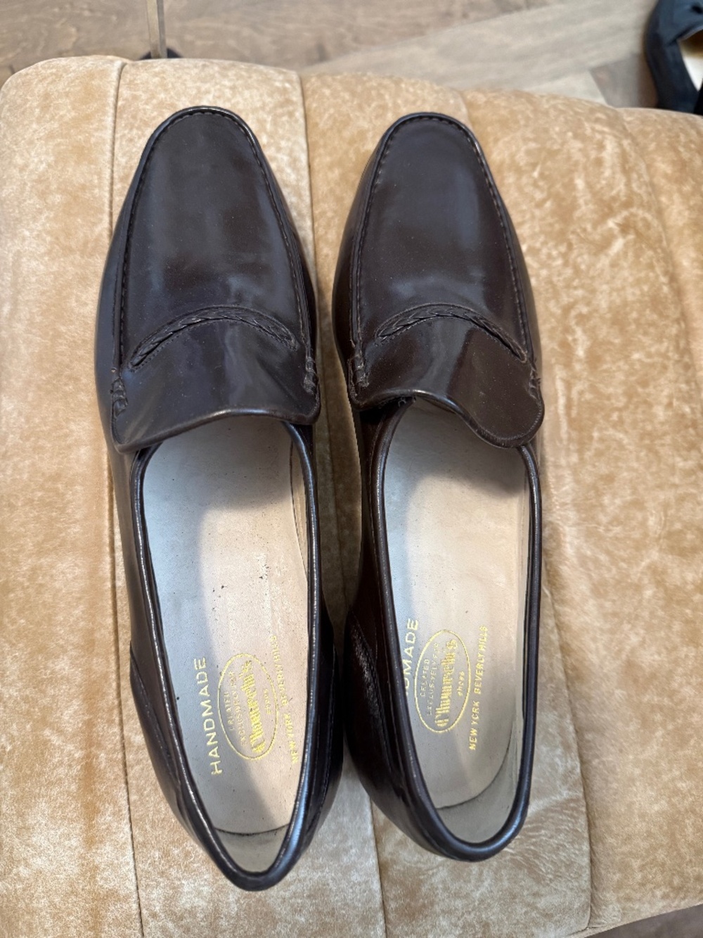 Church's leather mens dress shoe size 13 narrow brown